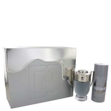 Invictus by Paco Rabanne Gift Set -- 3.4 oz Eau De Toilette Spray + 5.1 oz Deodorant Spray for Men