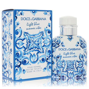 Light Blue Summer Vibes by Dolce & Gabbana Eau De Toilette Spray 2.5 oz for Men